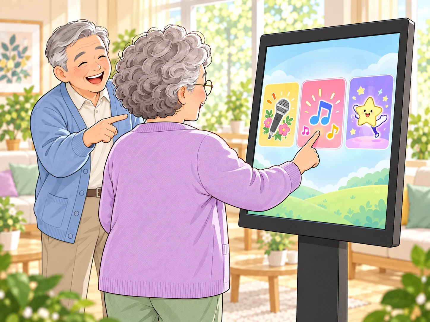 Choosing your own music makes joining in more inviting.